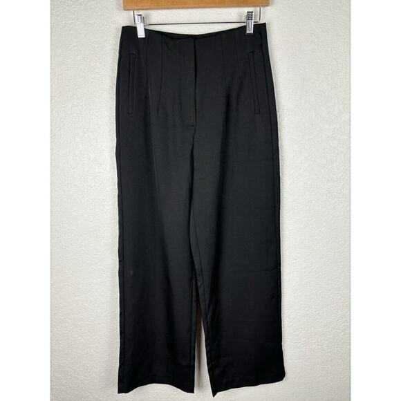 LuLu's Black Womens Pants Sz Medium Slacks Workwear Career Office NEW Minimalist - Picture 1 of 11